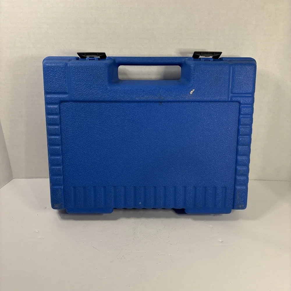 Vintage 1985 LEGO Blue Hard Shell Carrying Case Storage Organizer Briefcase